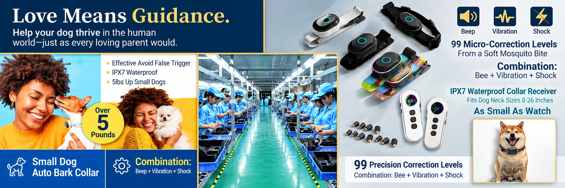 StarNavi OEM ODM dog training collar manufacturing service - private label e-collar factory in China