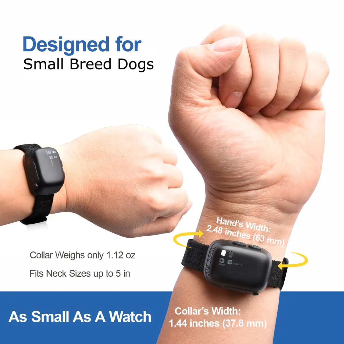 DB200 bark collar weighs only 1.12 oz, as small as a watch - StarNavi OEM