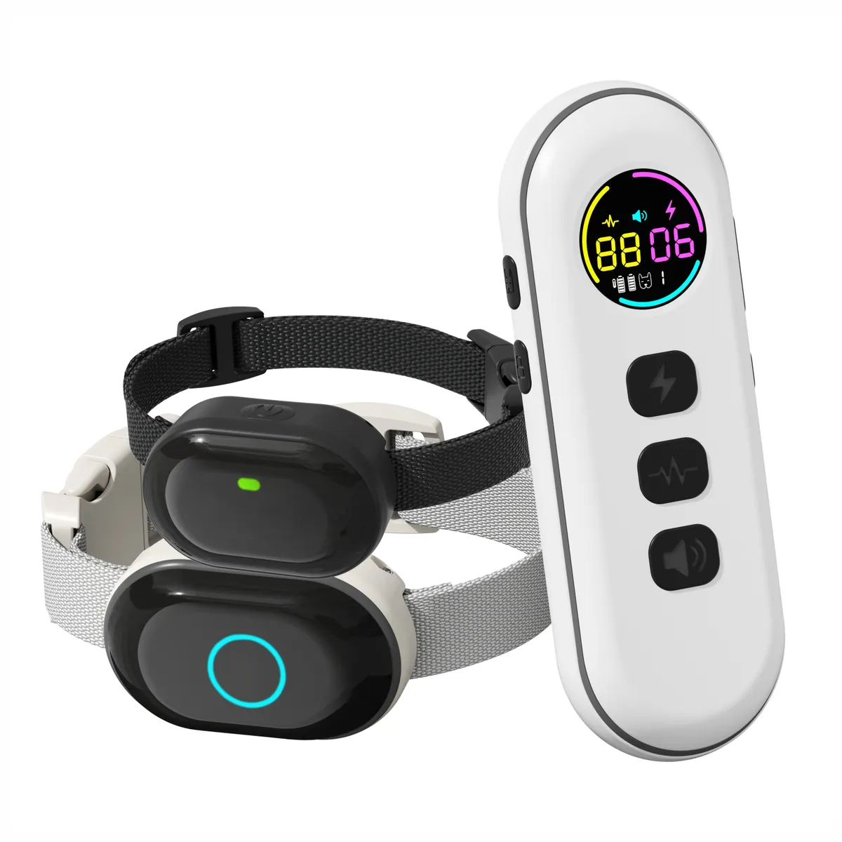DB900XS one remote trains two dogs - dual receiver training collar set - StarNavi OEM