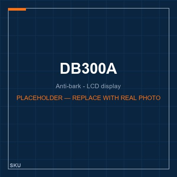 DB300A Anti-Bark Collar — Colour Display
