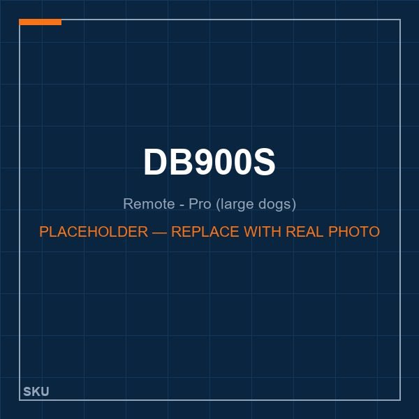 DB900S Remote Training Collar — Pro