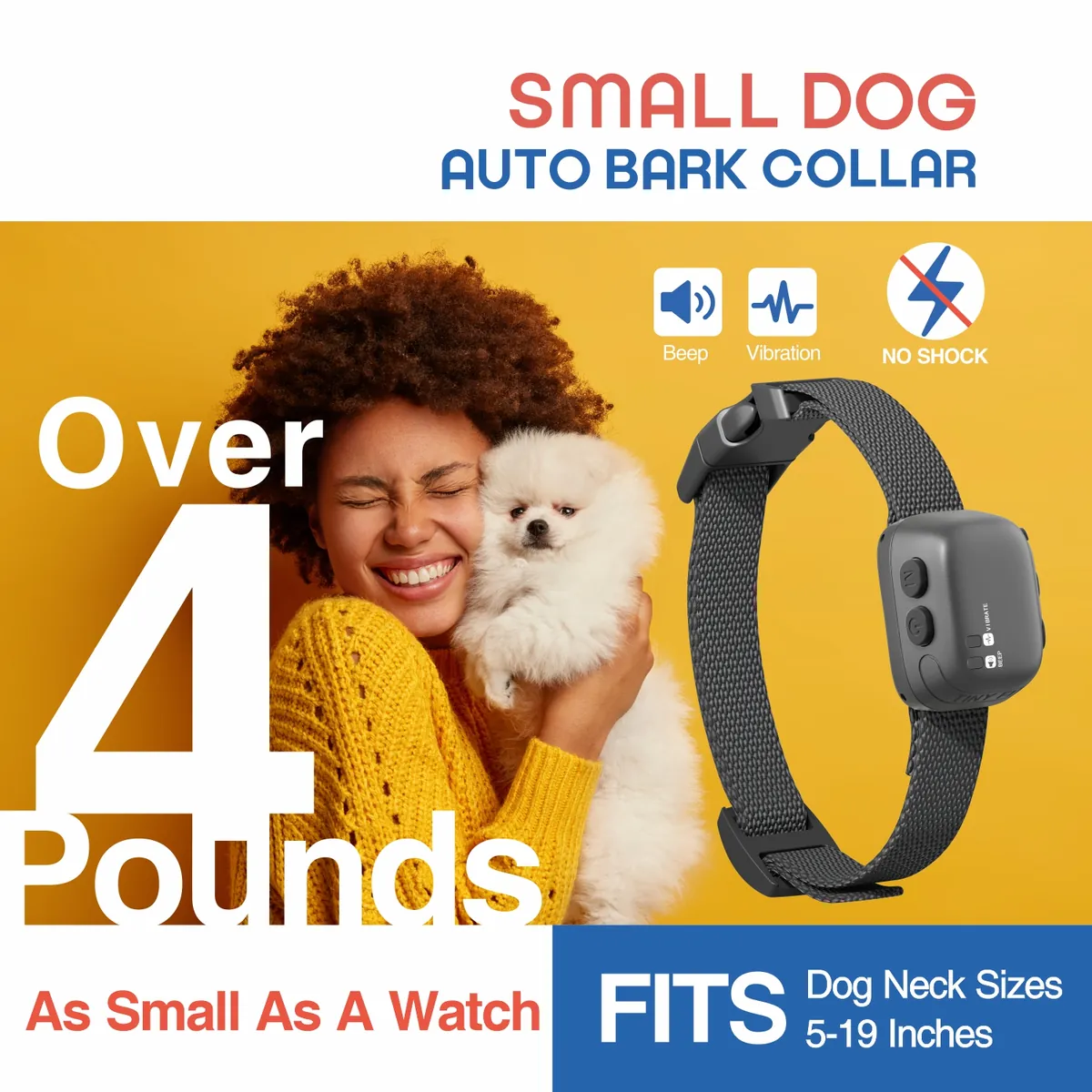 StarNavi OEM anti-bark collar for small dogs, private label available